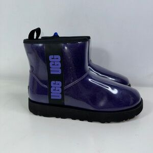 UGG Women’s Classic Clear Mini Waterproof Boots Size 8 Purple